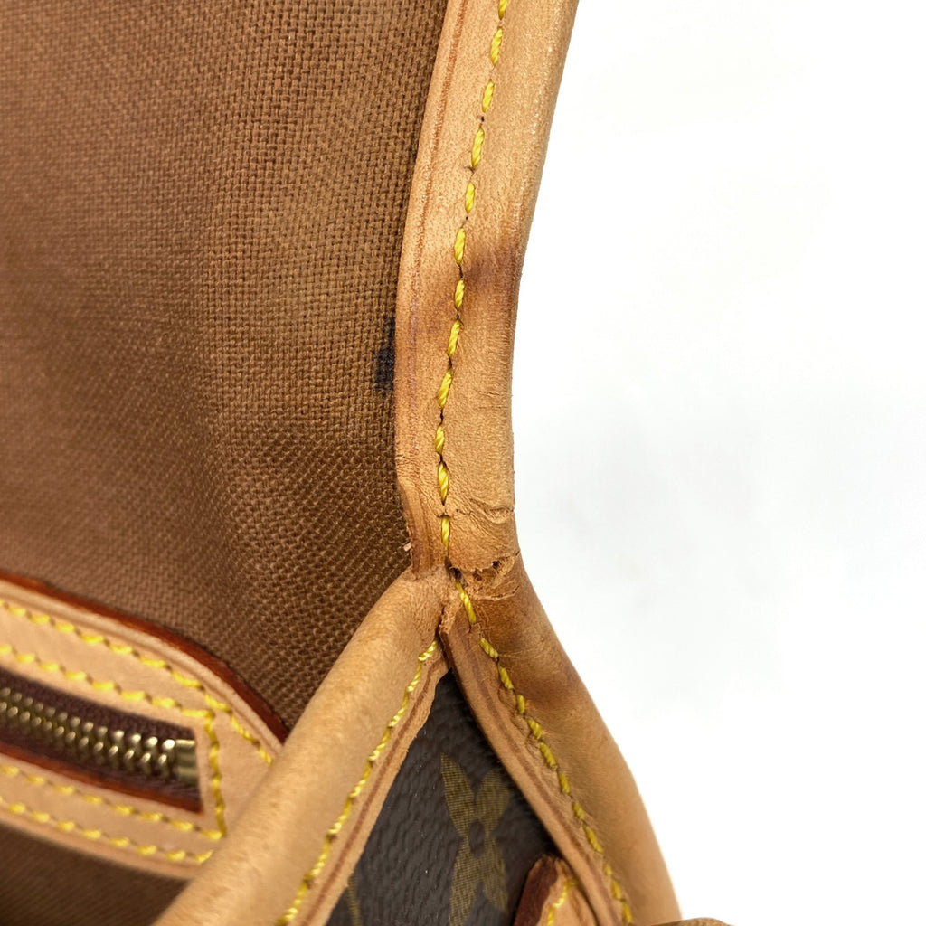 ルイ・ヴィトン ソローニュ 斜め掛け ショルダーバッグ モノグラム ブラウン M42250 レディース 【中古】brbag