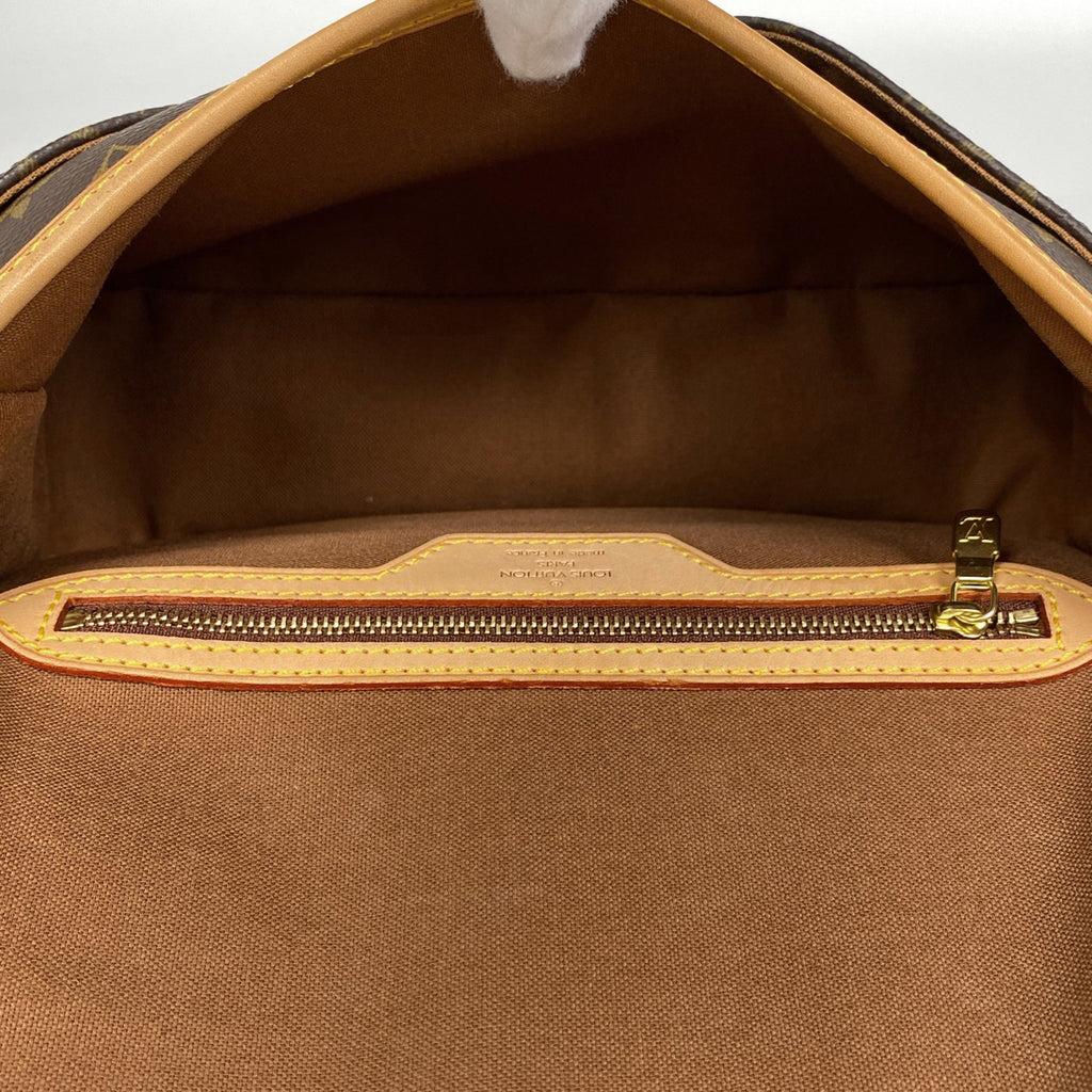 ルイ・ヴィトン ソローニュ 斜め掛け ショルダーバッグ モノグラム ブラウン M42250 レディース 【中古】brbag
