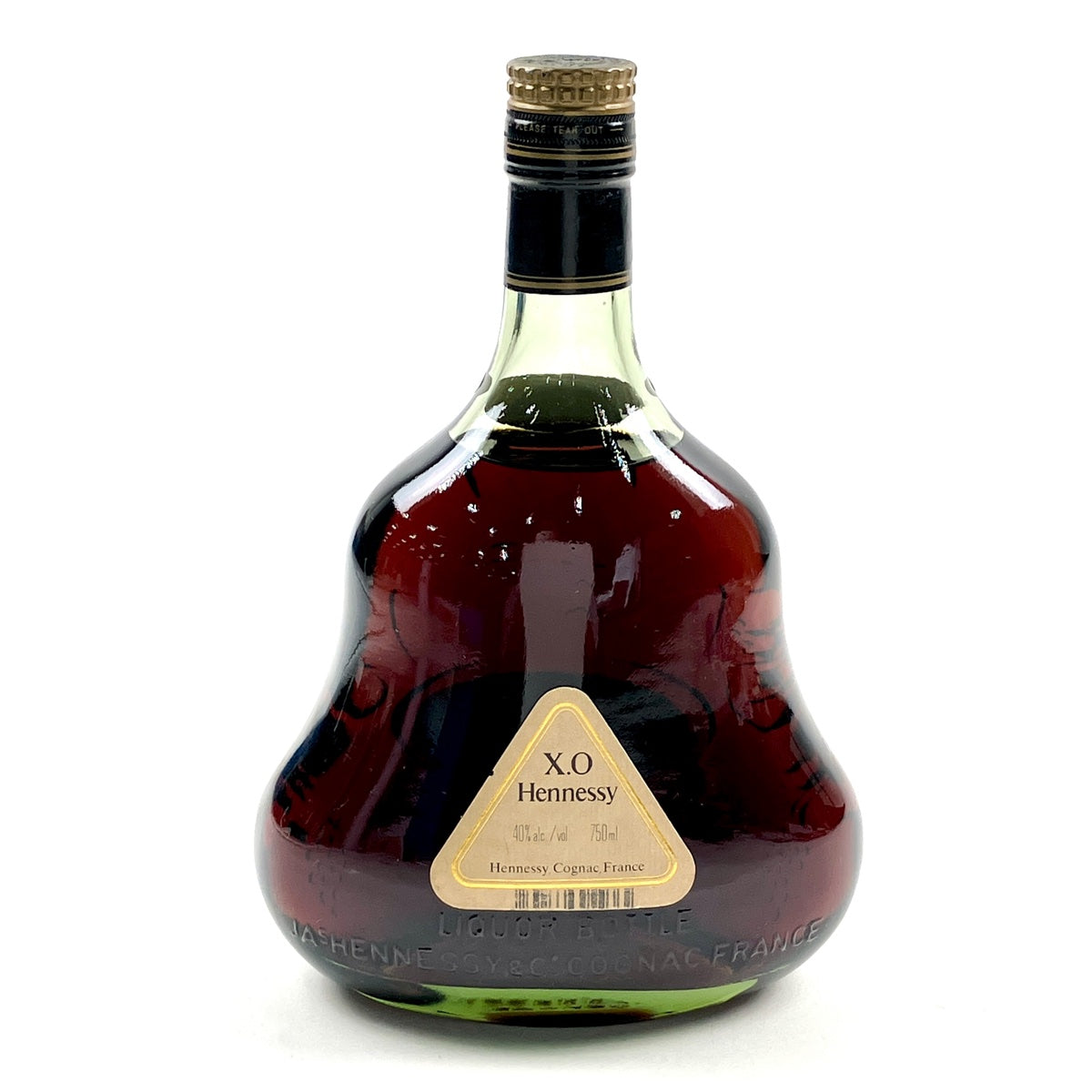 Hennessy XO コニャック金キャップ 750ml バイセル公式】ヘネシー Hennessy XO 金キャップ グリーンボトル