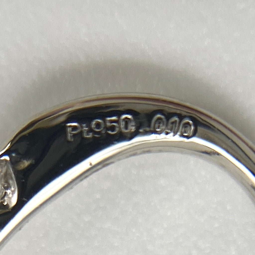 メレダイヤ デザインピアス プラチナ ピアス Pt900 ダイヤモンド レディース 【中古】nbjwl