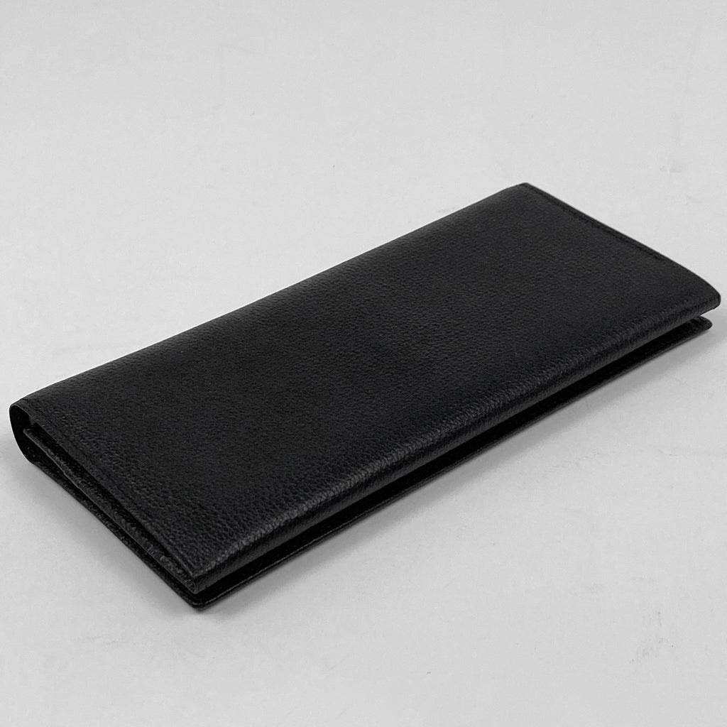 バーバリー ロゴ 二つ折り 長財布 札入れ 小銭入れ カード入れ 長財布 レザー ブラック レディース 【中古】brbag