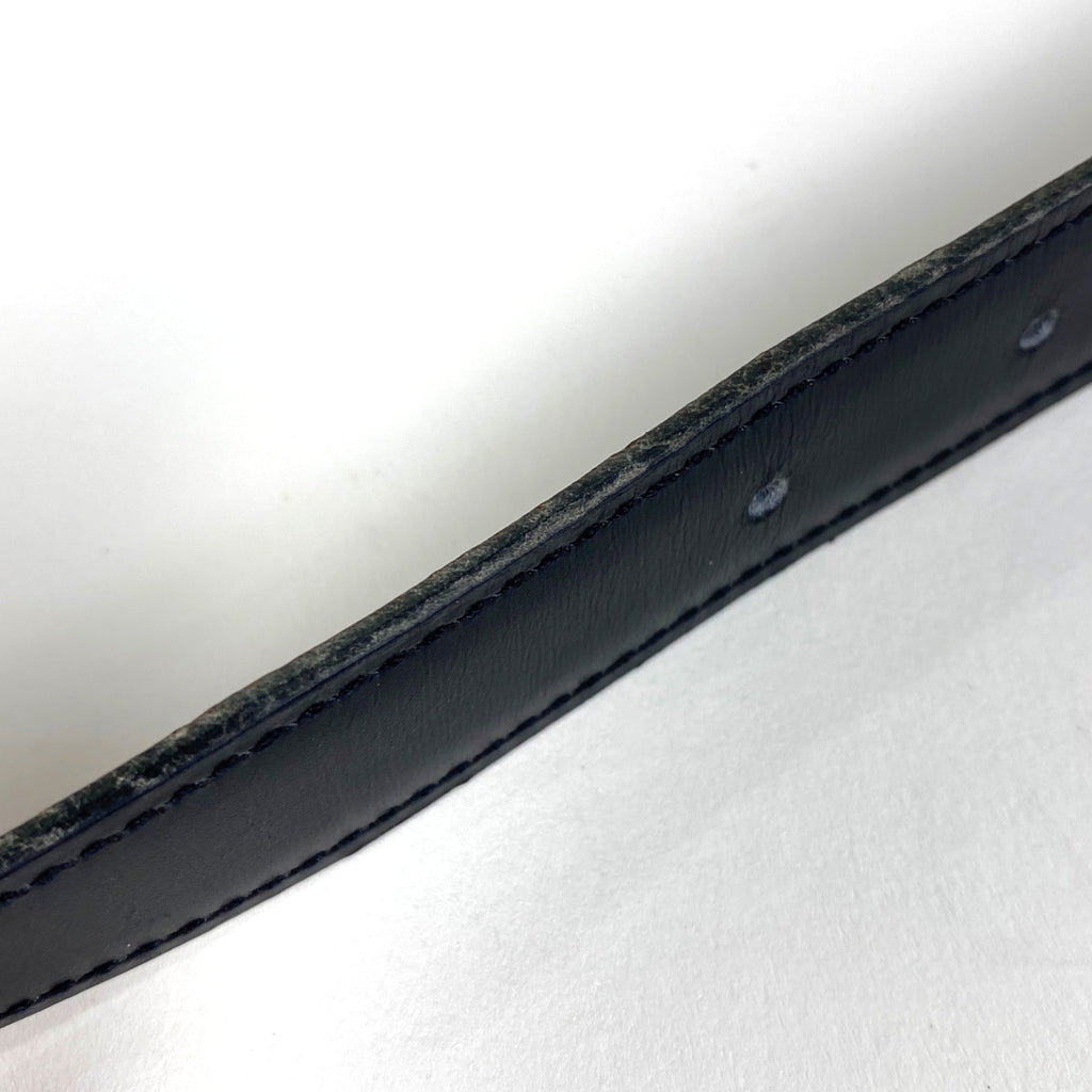 エルメス コンスタンス リバーシブル Hベルト □A刻印 ベルト レザー ブラック ブラウン レディース 【中古】brbag