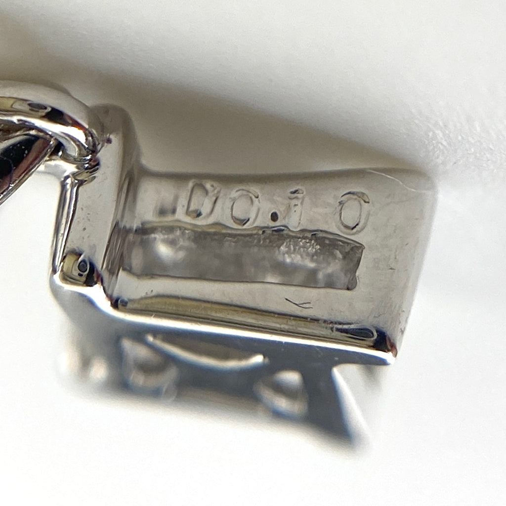メレダイヤ デザインネックレス WG ホワイトゴールド ペンダント ネックレス K18 WG ダイヤモンド レディース 【中古】nbjwl