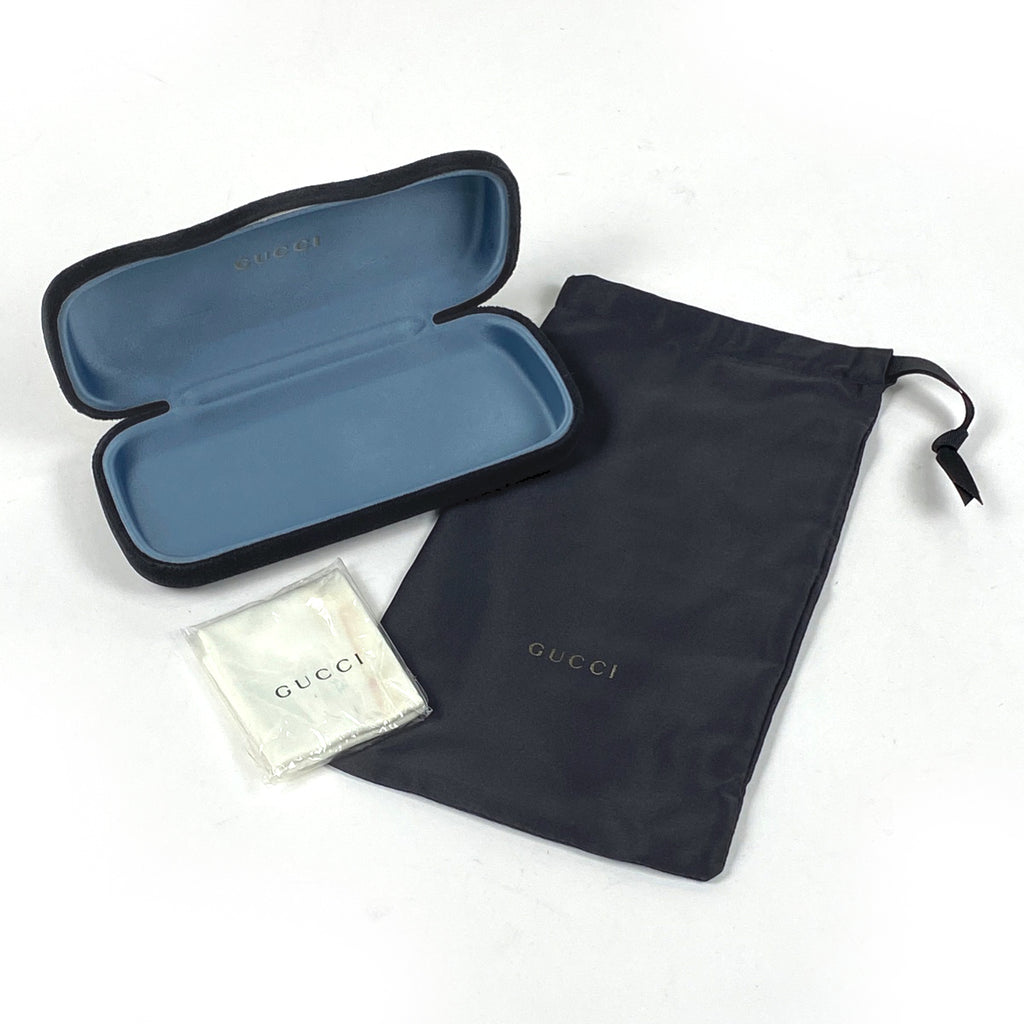 グッチ ロゴ サングラス シェリーライン ウェブ UVカット サングラス プラスチック ブラウン GG0271SA レディース 【中古】brbag