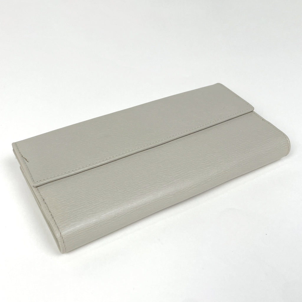 グッチ ジャッキーライン 二つ折り 長財布 03520312134 長財布 レザー グレージュ レディース 【中古】brbag