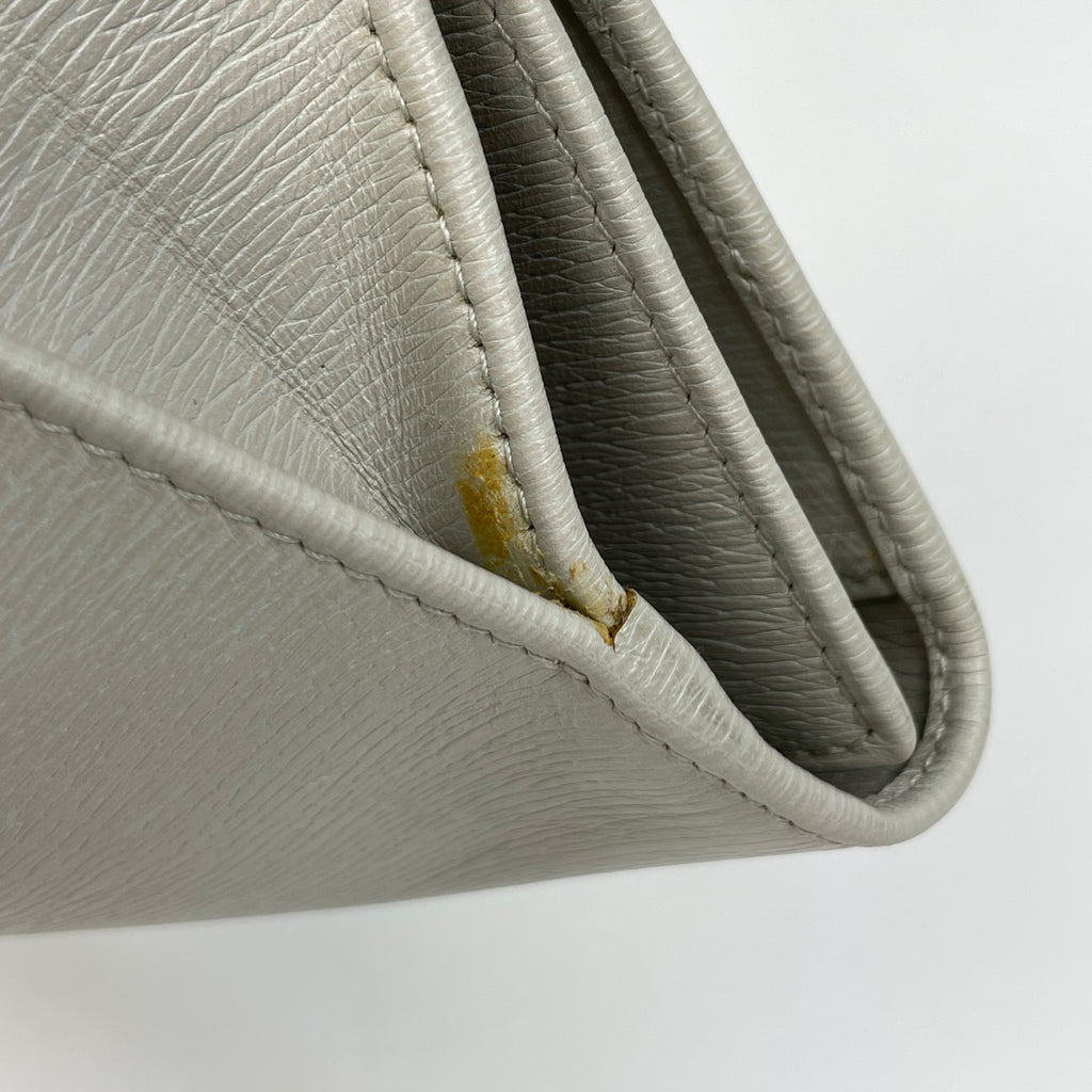 グッチ ジャッキーライン 二つ折り 長財布 03520312134 長財布 レザー グレージュ レディース 【中古】brbag