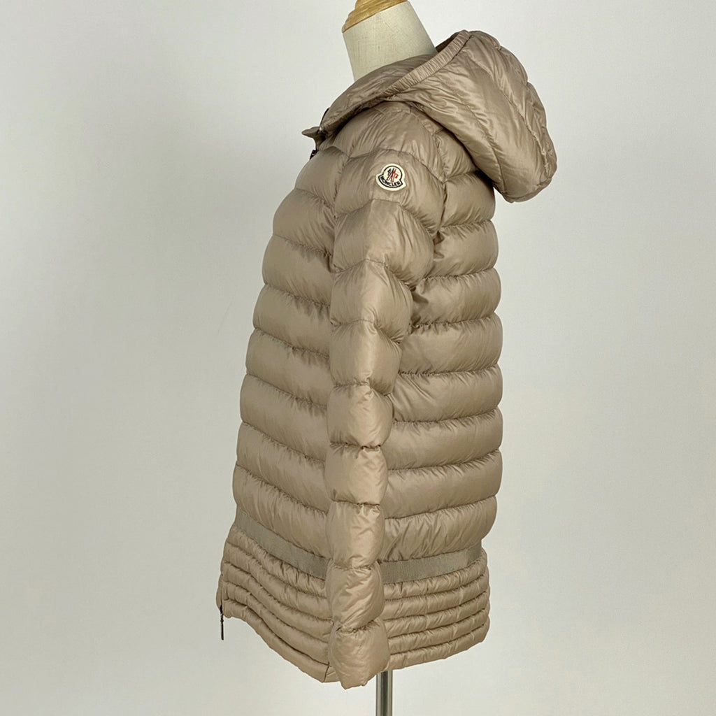 モンクレール NARLAY ダウンコート ナーレイ 防寒 アウター ダウンコート ベージュ レディース 【中古】brapp