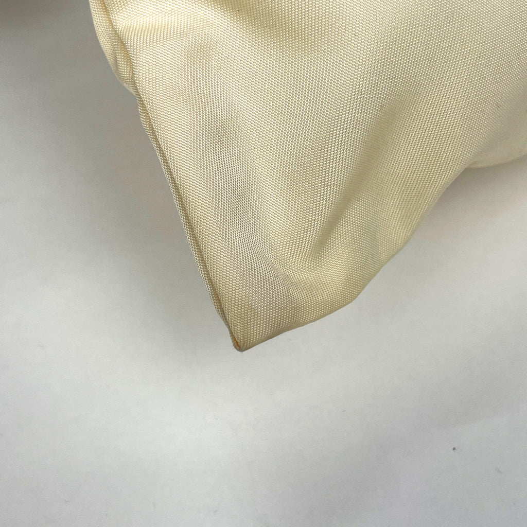 プラダ ロゴプレート ショルダーバッグ 斜め掛け ショルダーバッグ ナイロン アイボリー レディース 【中古】brbag