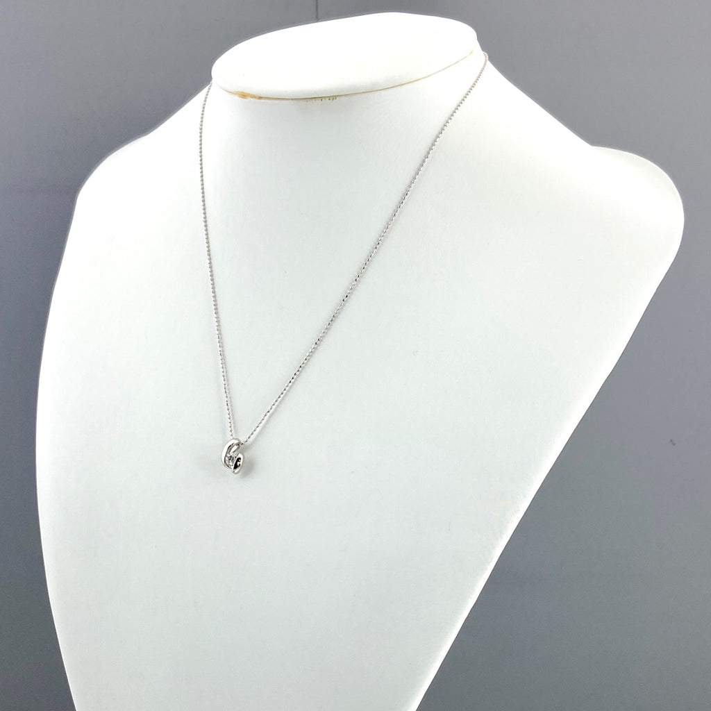 メレダイヤ デザインネックレス プラチナ ペンダント ネックレス Pt900 Pt850 ダイヤモンド レディース 【中古】nbjwl