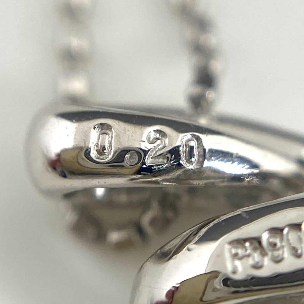 メレダイヤ デザインネックレス プラチナ ペンダント ネックレス Pt900 Pt850 ダイヤモンド レディース 【中古】nbjwl