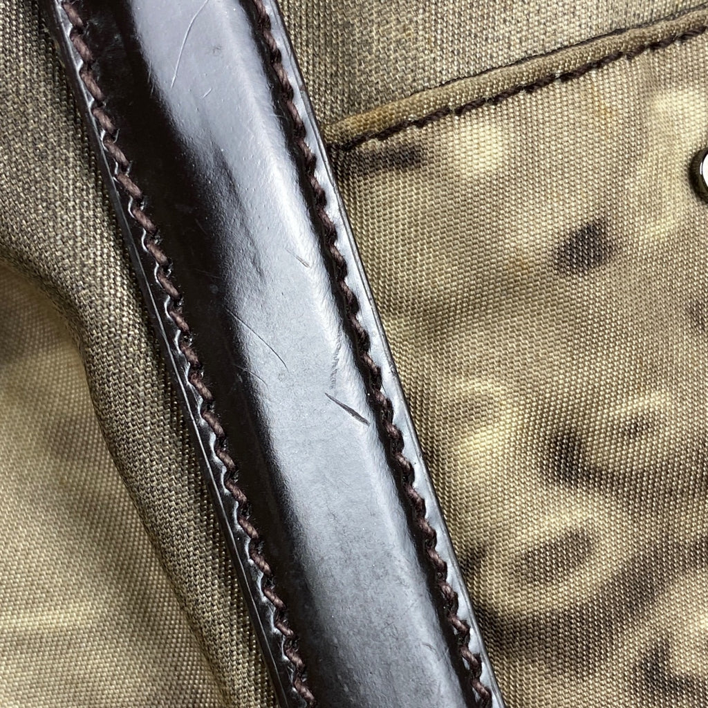 プラダ ロゴプレート ハンドバッグ 2WAY ショルダーバッグ ハンドバッグ ナイロン ブラウン レディース 【中古】brbag