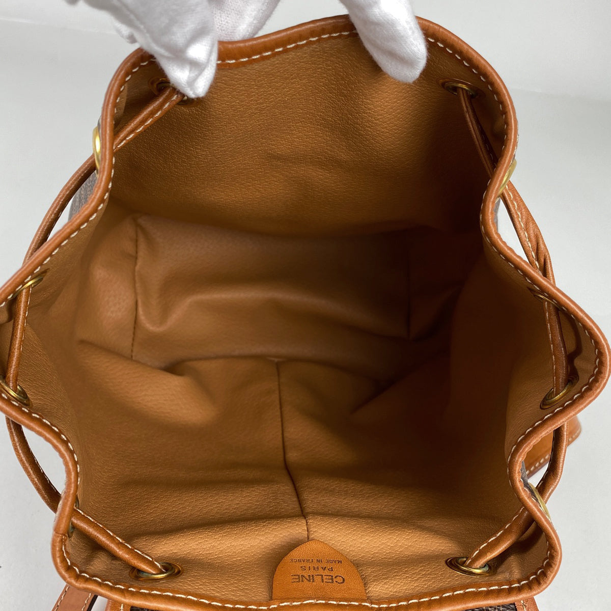 SALE☆セリーヌ CELINE マカダム柄 ハンドバッグ 総柄 ロゴ リュック ヴィンテージ マカダム柄リュック ブラウン|セリーヌ CELIN
