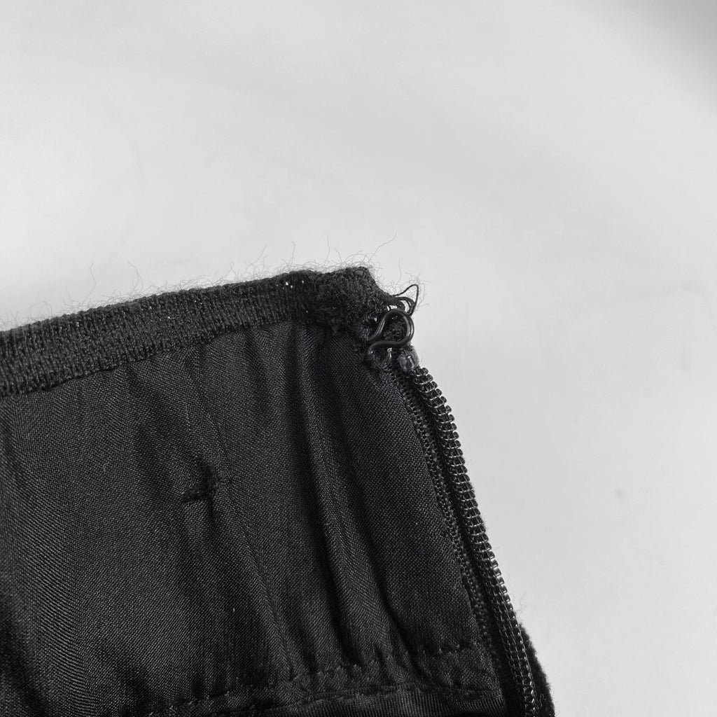シャネル ココマークボタン フルレングスパンツ ベロア ボトムス パンツ コットン ポリウレタン ブラック レディース 【中古】 brapp