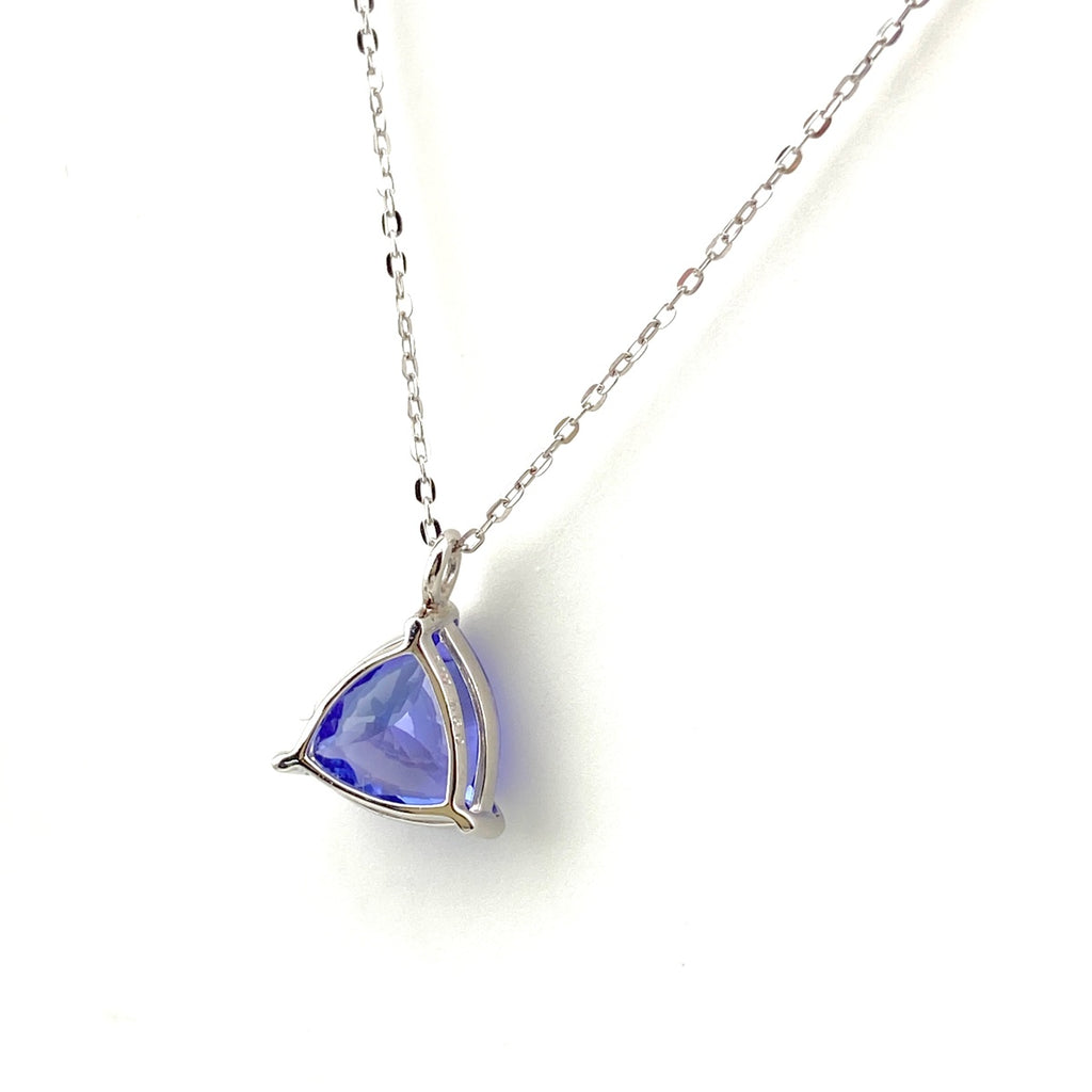 タンザナイト デザインネックレス プラチナ ペンダント  ネックレス Pt900 Pt850 タンザナイト レディース 【中古】nbjwl