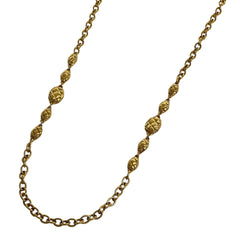 シャネル ロング チェーン ネックレス ネックレス GP ゴールド レディース 【中古】bracc