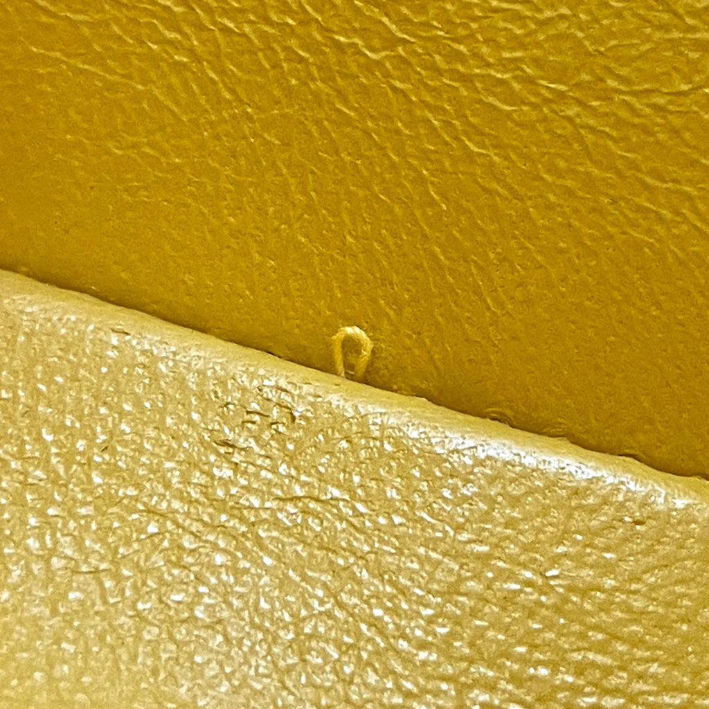 シャネル 復刻トート ハンドバッグ ココマーク トートバッグ キャビアスキン イエロー A01804 レディース 【中古】 brbag