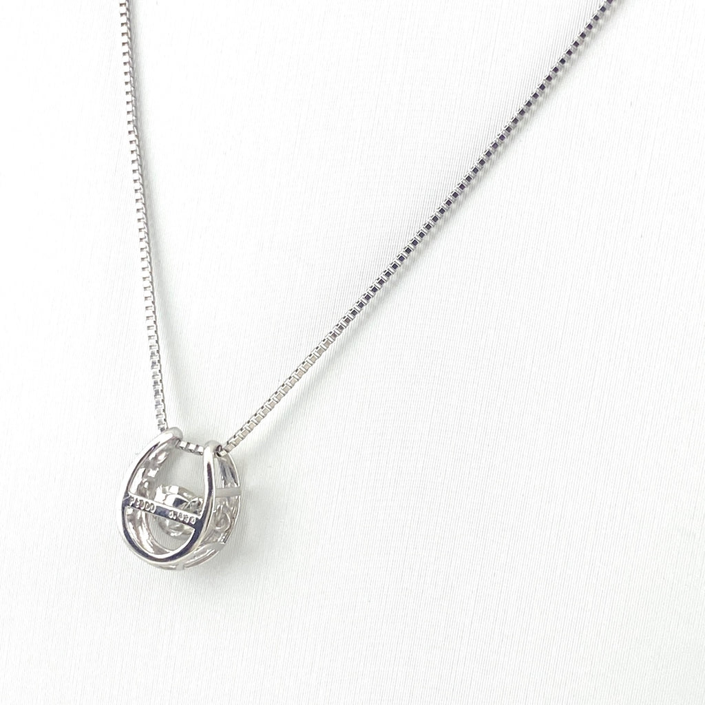 ダイヤモンド デザインネックレス プラチナ ペンダント ネックレス Pt900 Pt850 ダイヤモンド レディース 【中古】nbjwl