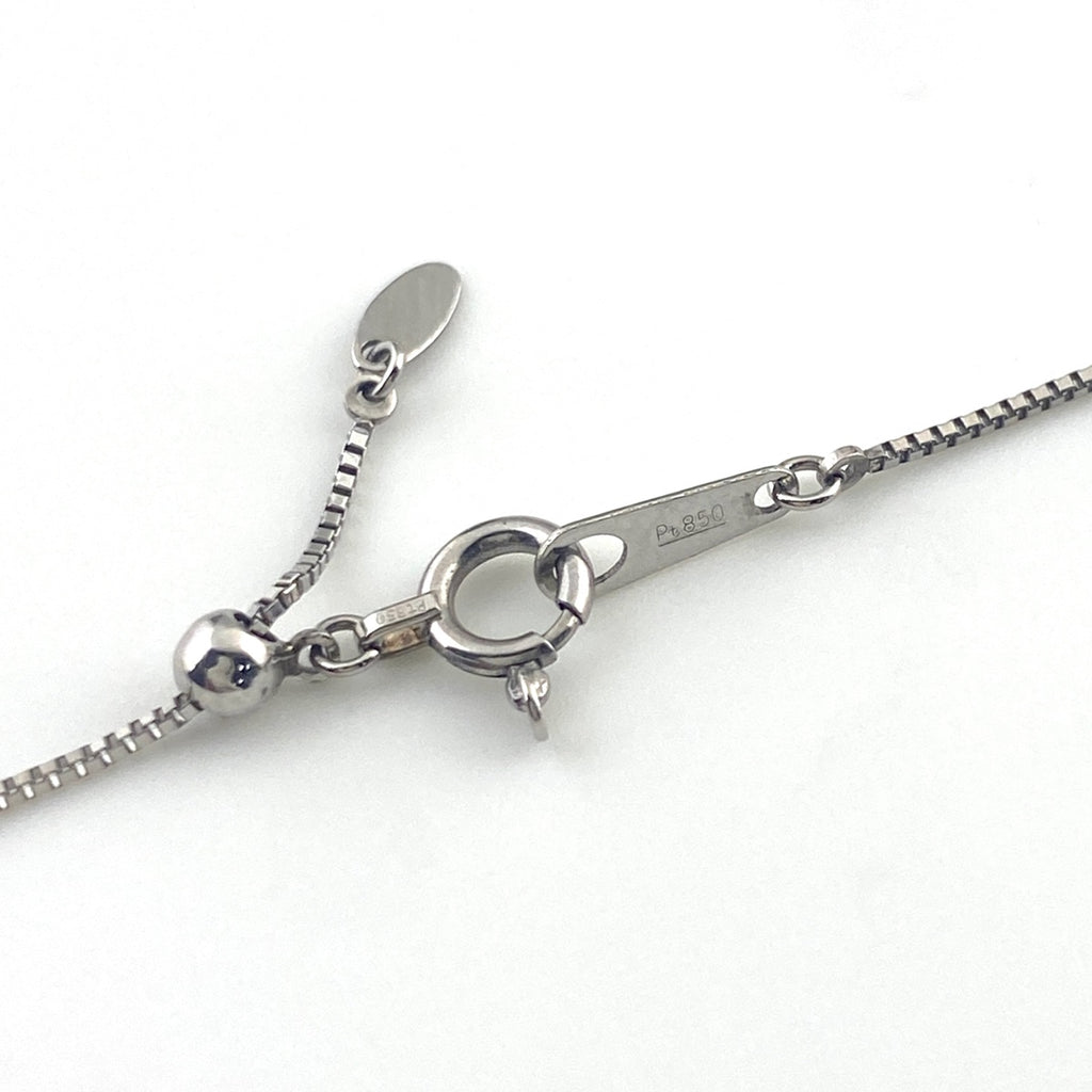 ダイヤモンド デザインネックレス プラチナ ペンダント ネックレス Pt900 Pt850 ダイヤモンド レディース 【中古】nbjwl