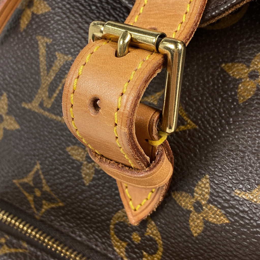 ルイ・ヴィトン モンスリ MM バックパック デイパック リュック モノグラム ブラウン M51136 レディース 【中古】brbag