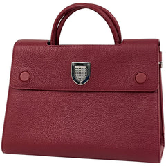 クリスチャンディオール エヴァー ハンドバッグ 2WAY ショルダーバッグ ハンドバッグ レザー レッド レディース 【中古】brbag