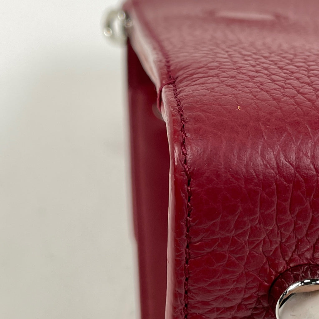 クリスチャンディオール エヴァー ハンドバッグ 2WAY ショルダーバッグ ハンドバッグ レザー レッド レディース 【中古】brbag