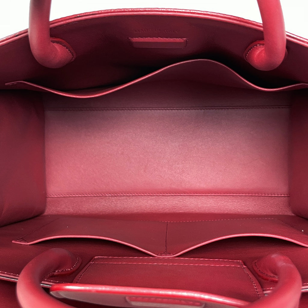 クリスチャンディオール エヴァー ハンドバッグ 2WAY ショルダーバッグ ハンドバッグ レザー レッド レディース 【中古】brbag