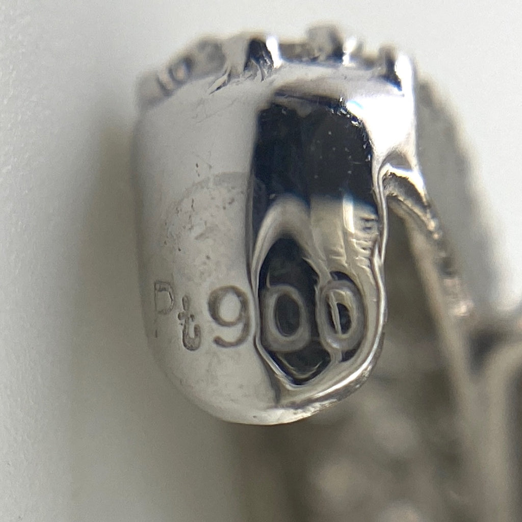 メレダイヤ デザインイヤリング プラチナ  イヤリング Pt900 ダイヤモンド レディース 【中古】nbjwl