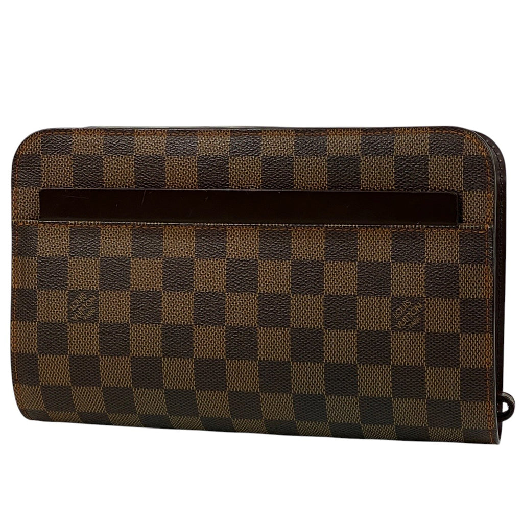 ルイ・ヴィトン サンルイ クラッチバッグ 手持ち セカンドバッグ ダミエ ブラウン N51993 メンズ 【中古】brbag
