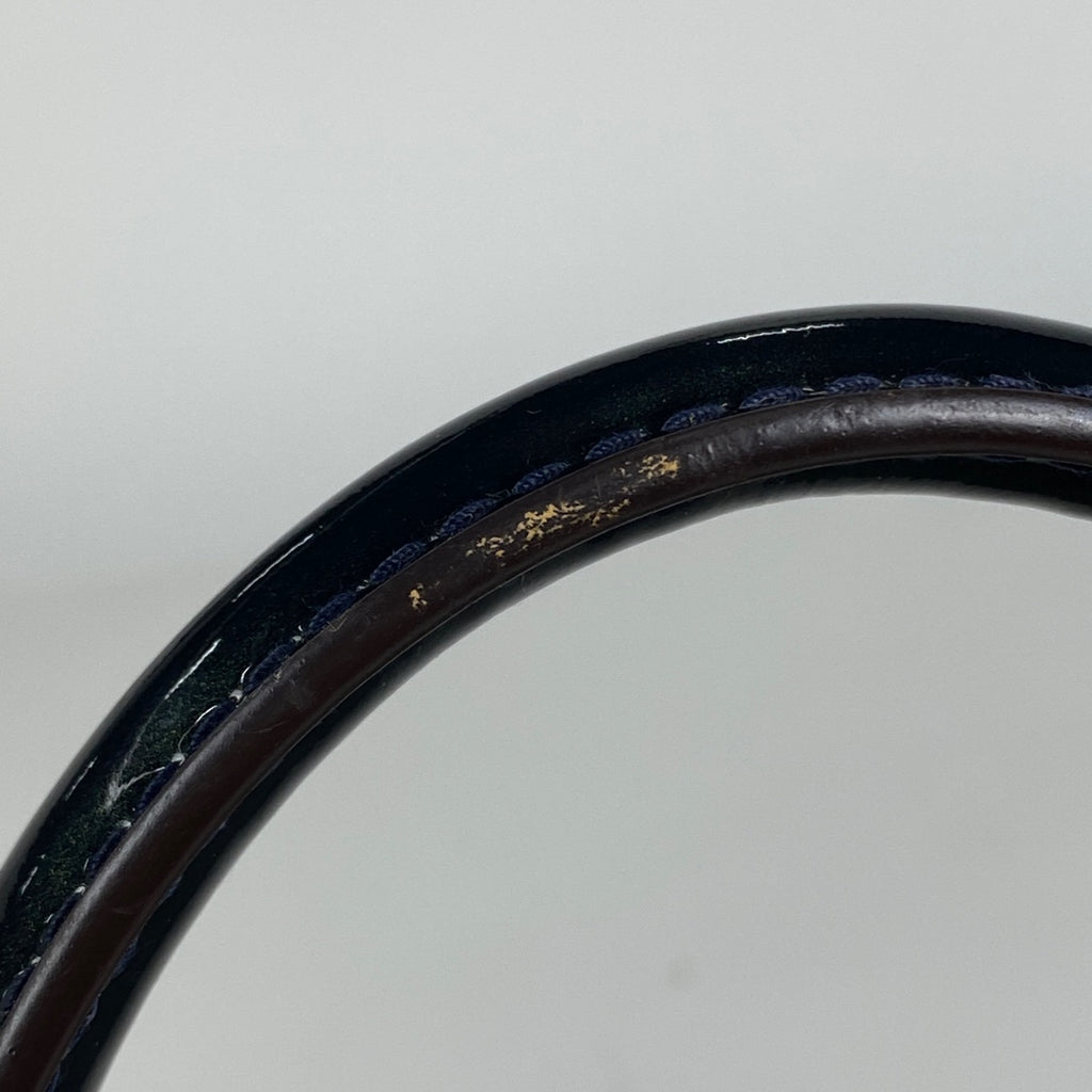 ルイ・ヴィトン トート ミロワール 2WAY ショルダーバッグ エナメル ハンドバッグ ヴェルニ ブルーマリーヌ M54642 レディース 【中古】brbag
