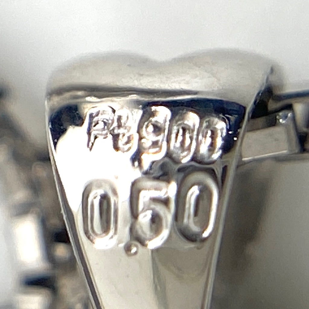 メレダイヤ デザインネックレス プラチナ ペンダント ネックレス Pt900 Pt850 ダイヤモンド レディース 【中古】nbjwl