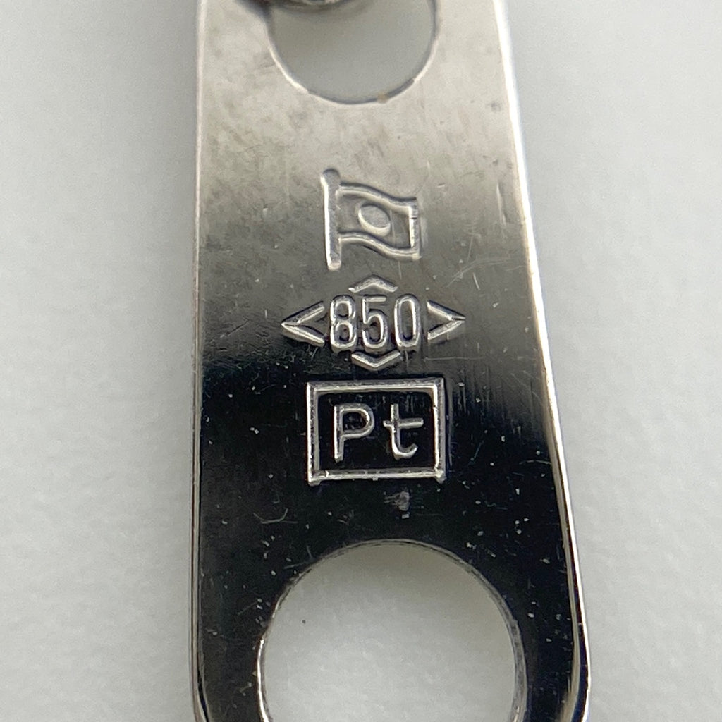 メレダイヤ デザインネックレス プラチナ ペンダント ネックレス Pt900 Pt850 ダイヤモンド レディース 【中古】nbjwl