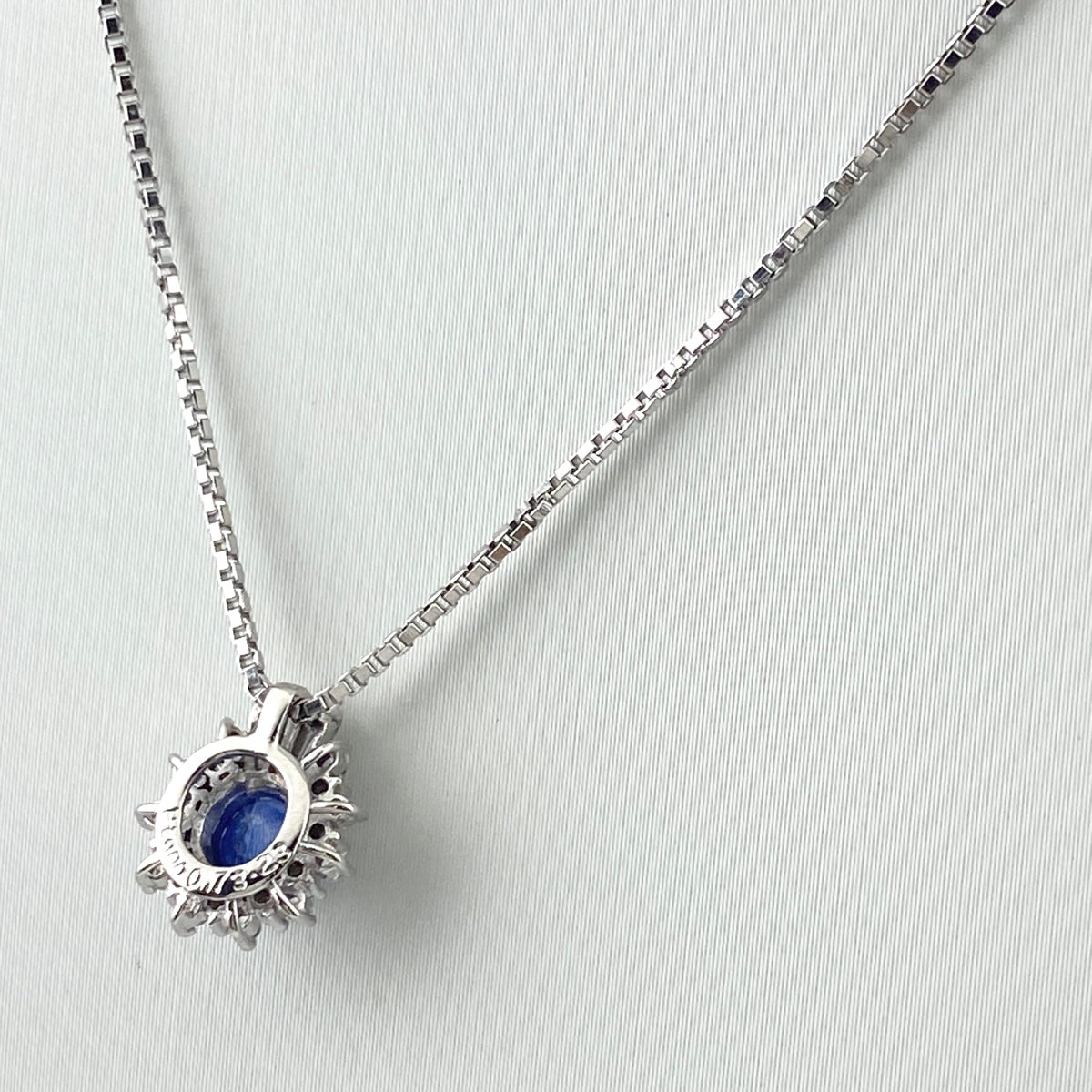 あ*ー様 特別セール！新品 Pt900 プラチナ サファイア １.09ct ダイ 楽天市場】Pt900 サファイア ダイヤモンド 取り巻き ネックレス