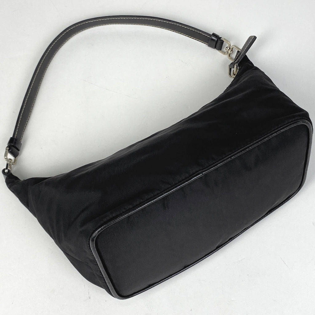 プラダ ロゴプレート ハンドバッグ ショルダーバッグ ハンドバッグ ナイロン ネロ(ブラック) レディース 【中古】brbag