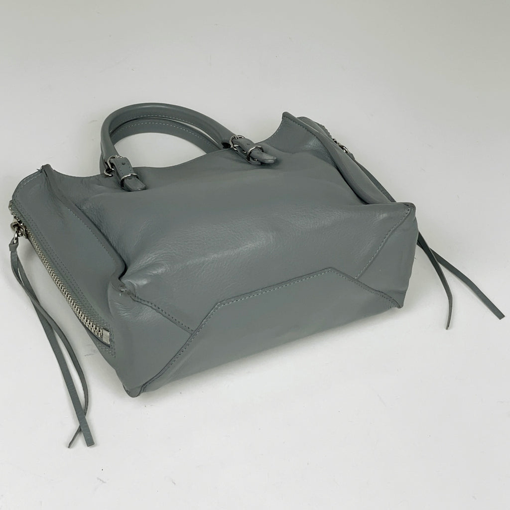 バレンシアガ ペーパー ミニ ハンドバッグ 2WAY ショルダーバッグ トートバッグ ハンドバッグ レザー グレー 357333 レディース 【中古】brbag