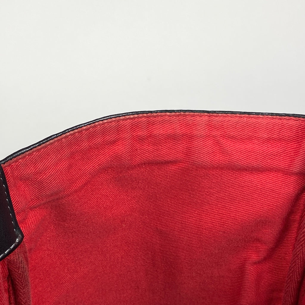 クロエ ロゴ トートバッグ ショルダーバッグ 肩掛け トートバッグ レザー ブラック レディース 【中古】brbag
