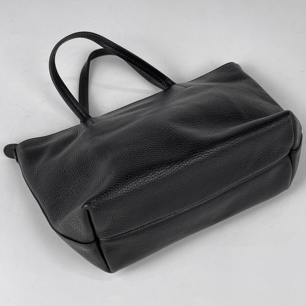 サルヴァトーレフェラガモ ガンチーニ ハンドバッグ トートバッグ ハンドバッグ レザー ブラック D764 レディース 【中古】brbag