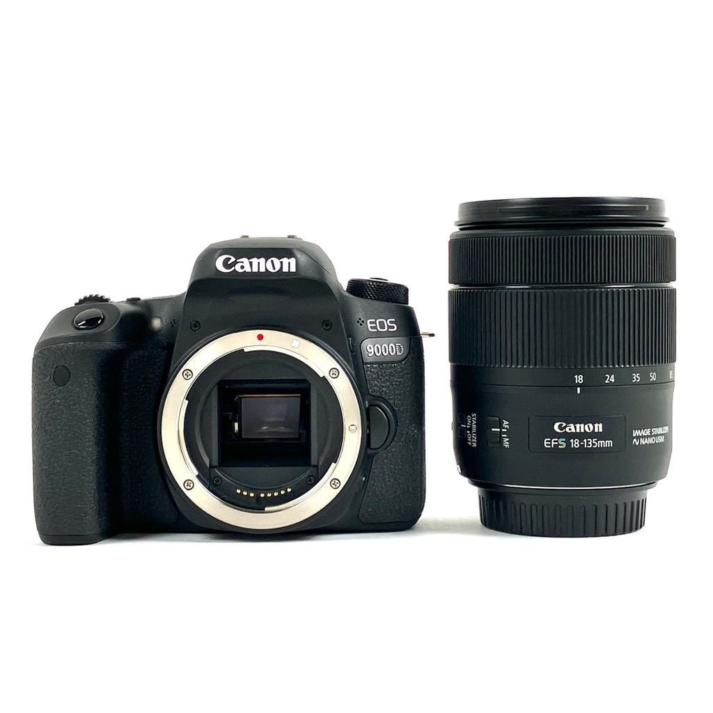 キヤノン Canon EOS 9000D EF-S 18-135 IS USM レンズキット デジタル 一眼レフカメラ 【中古】cambb