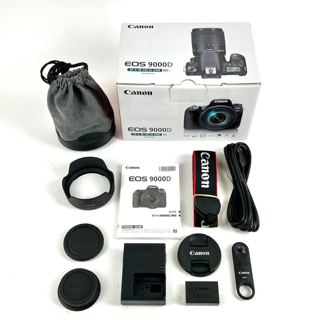 キヤノン Canon EOS 9000D EF-S 18-135 IS USM レンズキット デジタル 一眼レフカメラ 【中古】cambb