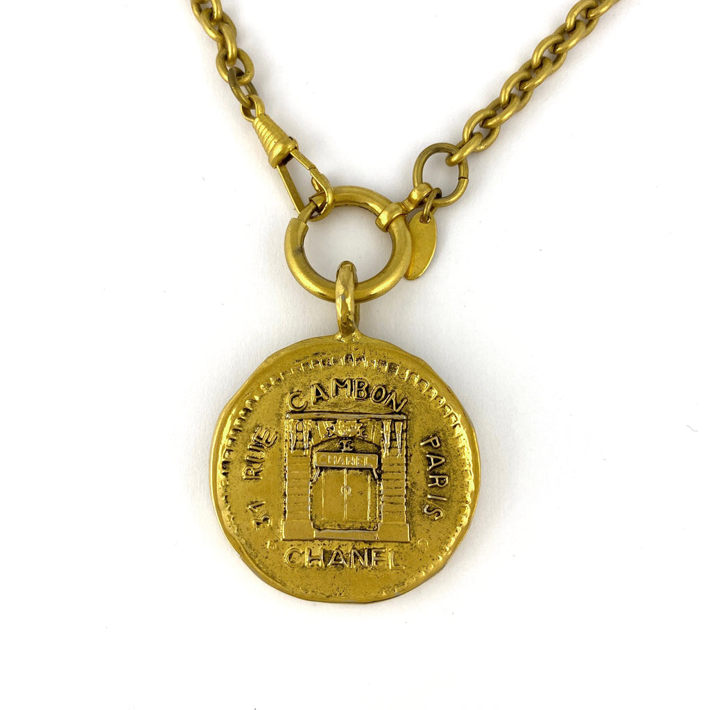 シャネル ココマーク ネックレス ロング 31 RUE CAMBON ネックレス GP ゴールド レディース 【中古】bracc