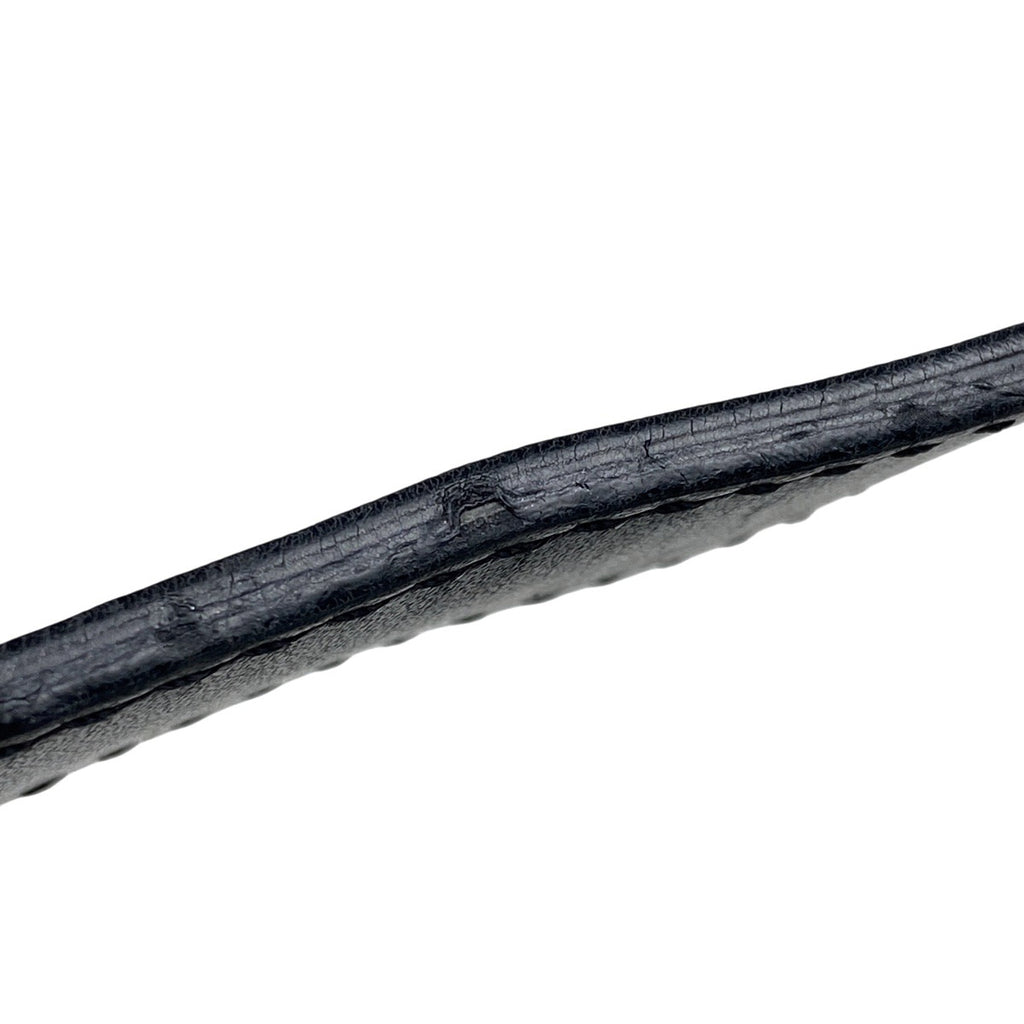 クリスチャンディオール トロッター柄 サドルバッグ ハンドバッグ ワンショルダー ショルダーバッグ キャンバス ブラック レディース 【中古】brbag