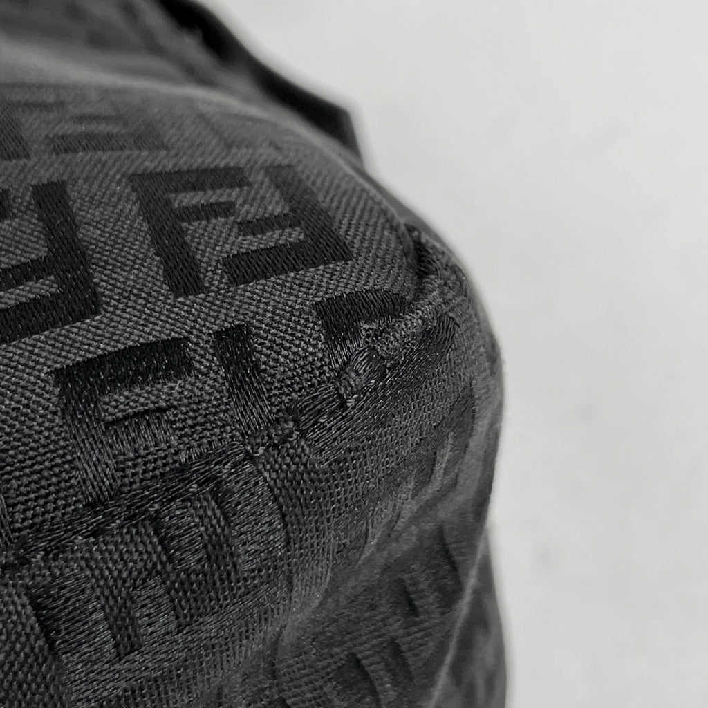 フェンディ ズッキーノ柄 ショルダーバッグ ワンショルダー ハンドバッグ ショルダーバッグ キャンバス ブラック 8BR004 レディース 【中古】brbag