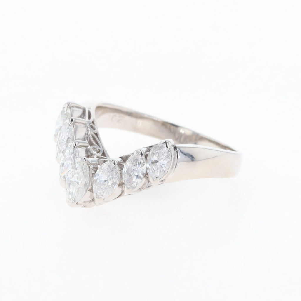 PT850 ダイヤモンド リング 13号 1.02CT レディース 中古 nbjwl