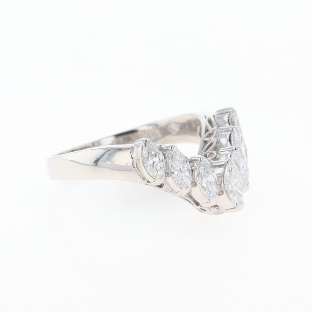 PT850 ダイヤモンド リング 13号 1.02CT レディース 中古 nbjwl