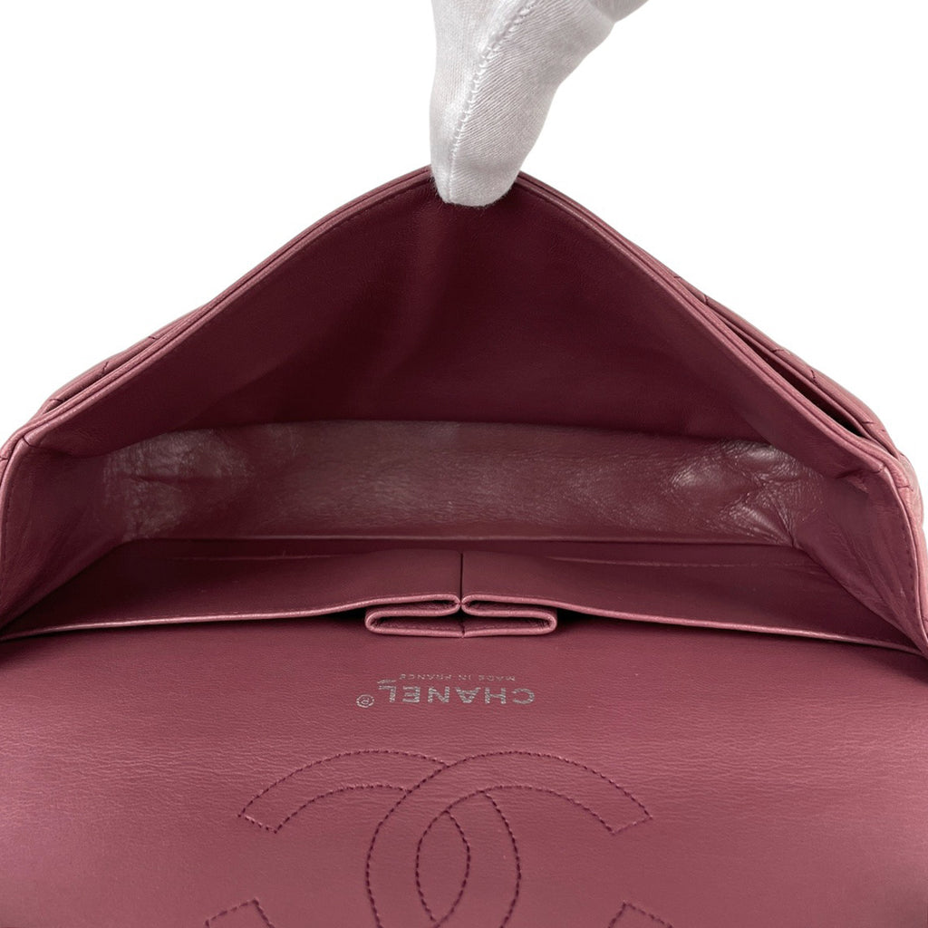 シャネル マトラッセ Wフラップ チェーン ショルダーバッグ ココマーク ショルダーバッグ レザー ワインレッド A01112 レディース 【中古】brbag