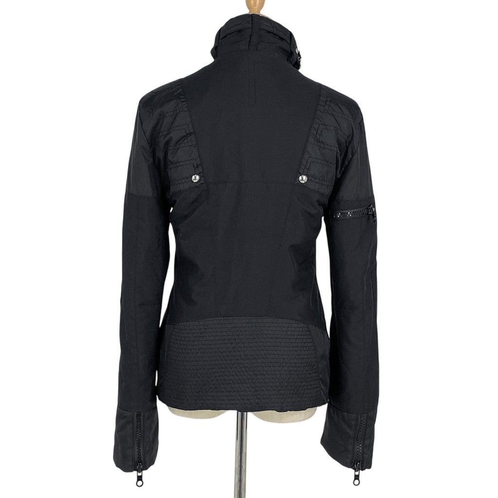 クリスチャンディオール ロゴ ジャケット ライダース メンズ アウター その他ジャケット ポリエステル ブラック レディース 【中古】brapp