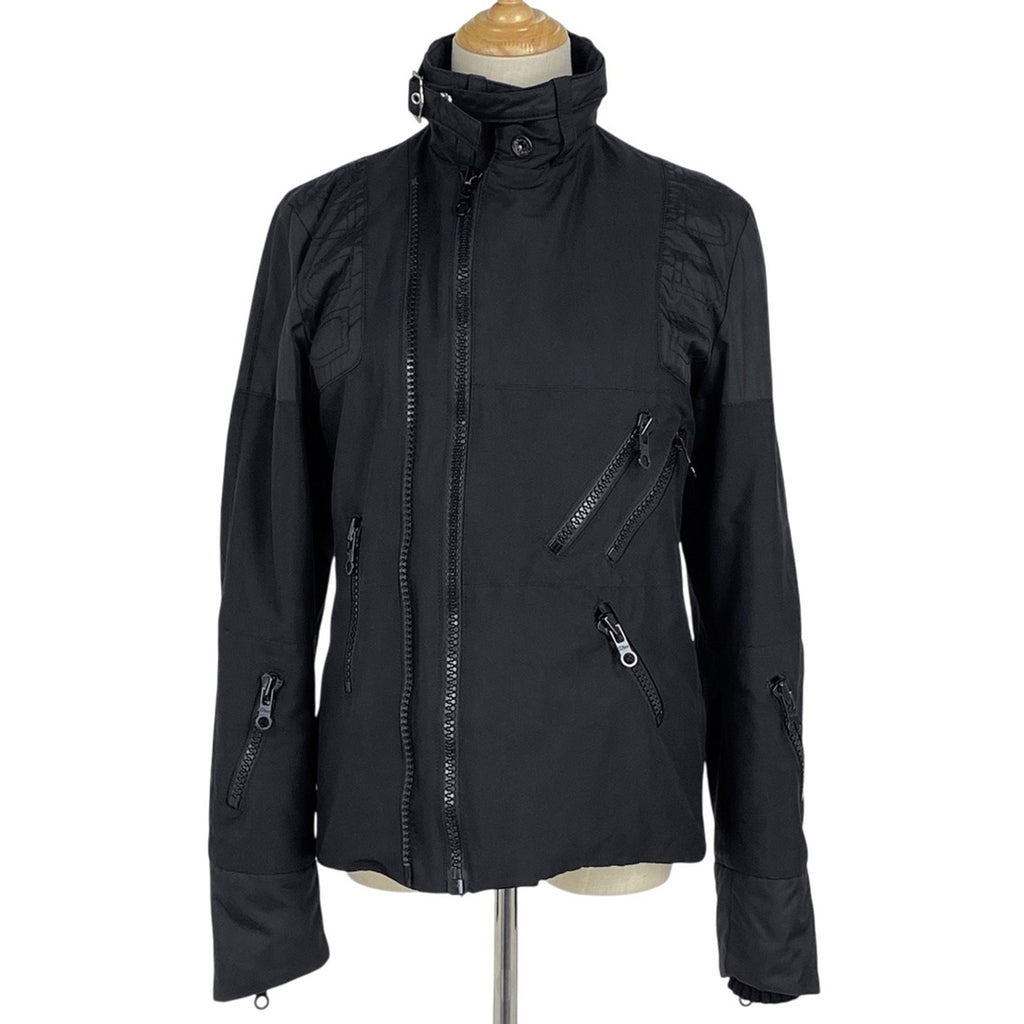 クリスチャンディオール ロゴ ジャケット ライダース メンズ アウター その他ジャケット ポリエステル ブラック レディース 【中古】brapp