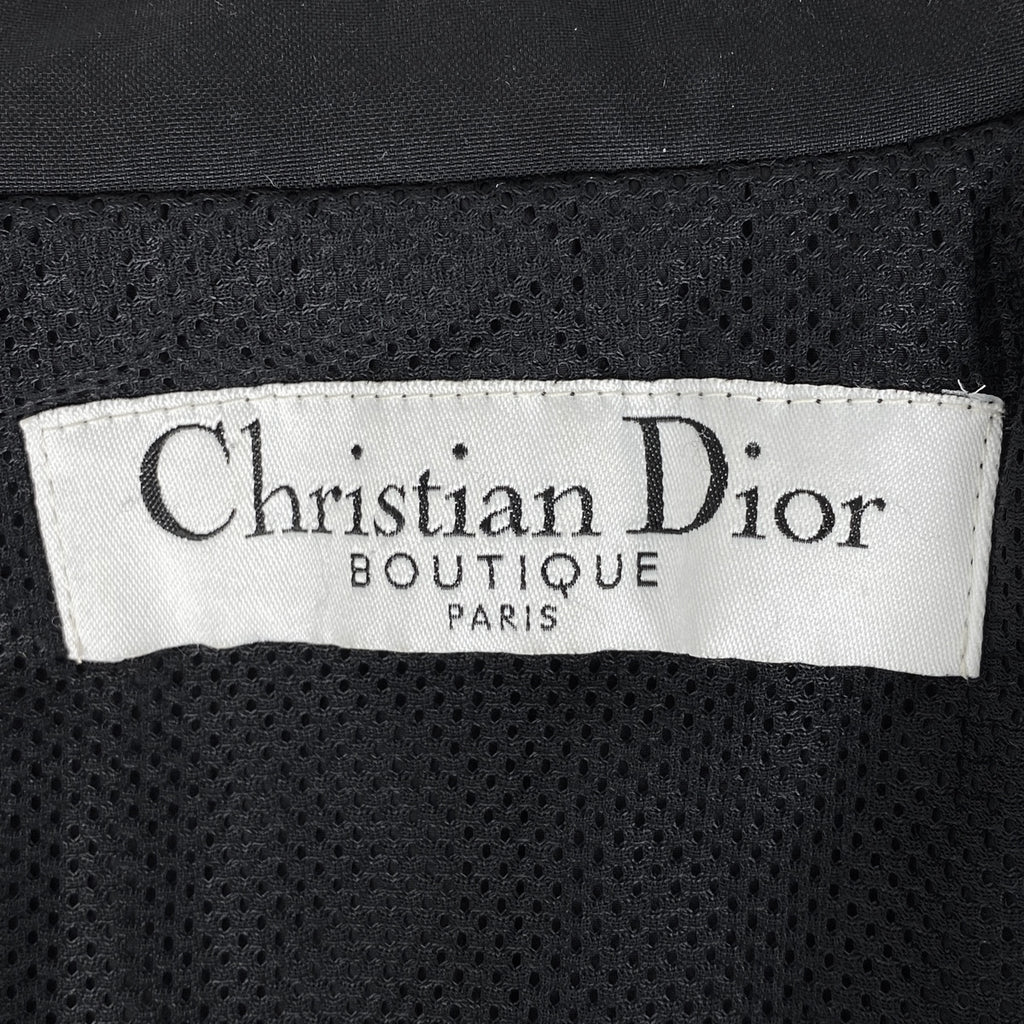 クリスチャンディオール ロゴ ジャケット ライダース メンズ アウター その他ジャケット ポリエステル ブラック レディース 【中古】brapp