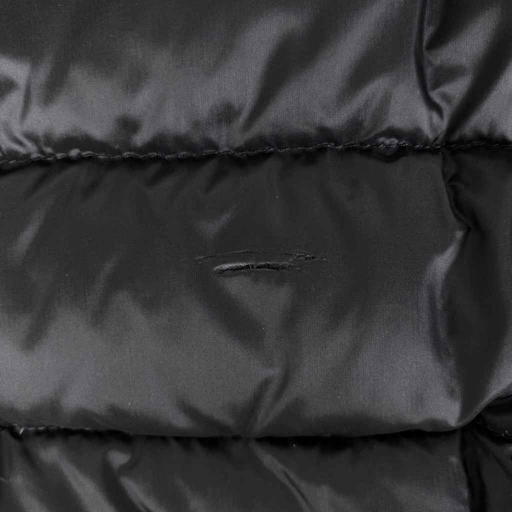 モンクレール ロゴ ダウンカーディガン MAGLIONE TRICOT CARDIGAN ダブルファスナー アウター その他ジャケット ブラック レディース 【中古】brapp