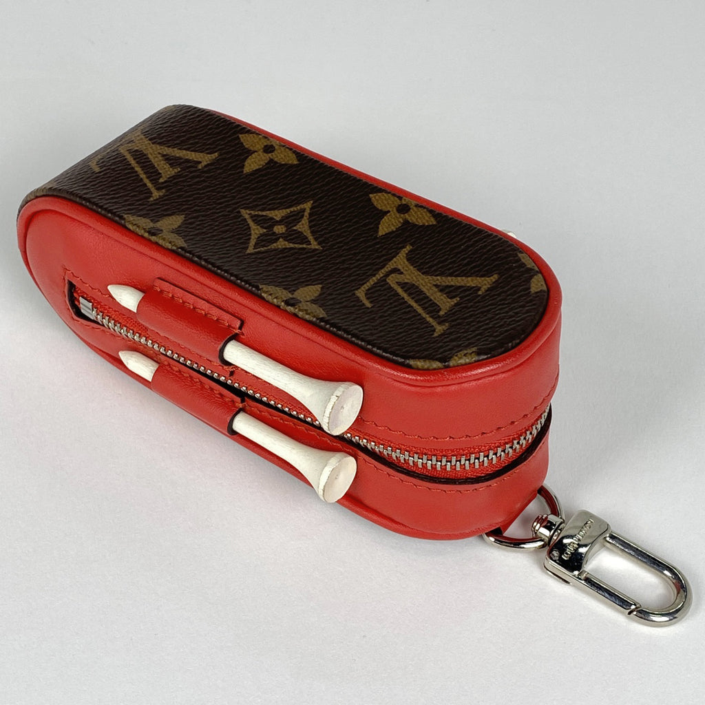 ルイ・ヴィトン セット ゴルフ アンドリュース ゴルフボールケース モノグラム ルージュ GI0297 レディース 【中古】brbag