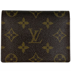 【在庫一掃】 ルイ・ヴィトン ジャポン サンガプール 名刺入れ パスケース パスケース モノグラム ブラウン M60530 レディース 【中古】brbag